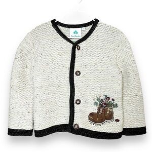 Isar Trachten NWT Children’s Cardigan Sweater 92 Kinderstrick embroidered kinder